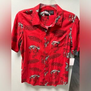 Spider-Man button down shirt - boys XL NWT